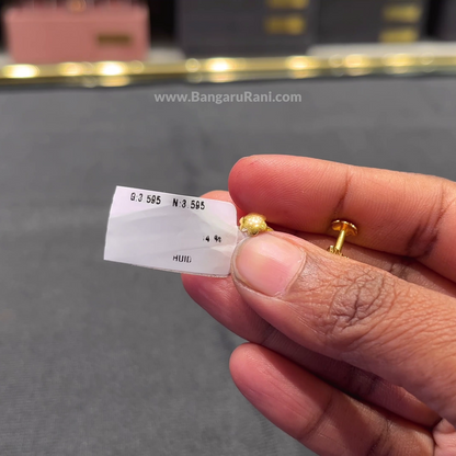 [make to order] 3.595gms EARRINGS 22K