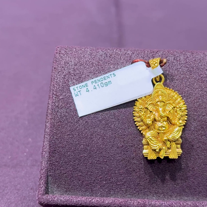 CMR 4.41gms Pendent 22K Yellow Gold