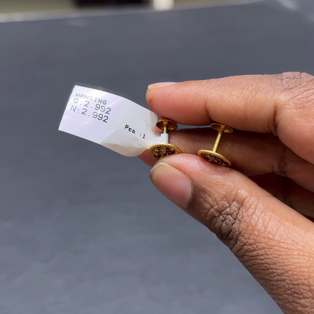 [make to order] 2.992gms EARRINGS 22K