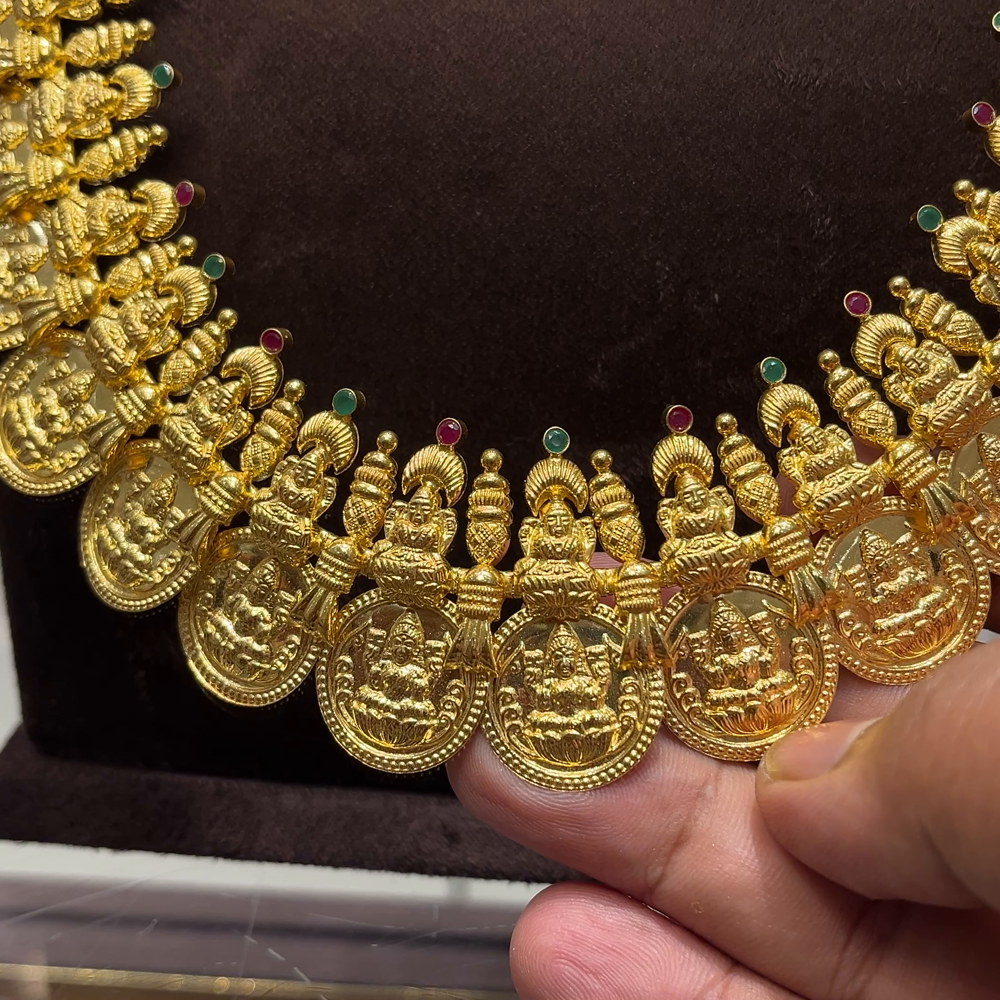 SwarnaKanchi 100.814gms HARAMS 22K Yellow Gold