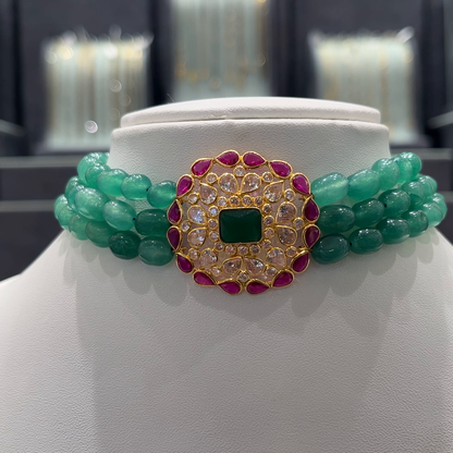 Anu Jewellers 3gms CHOKER 22K Yellow Gold