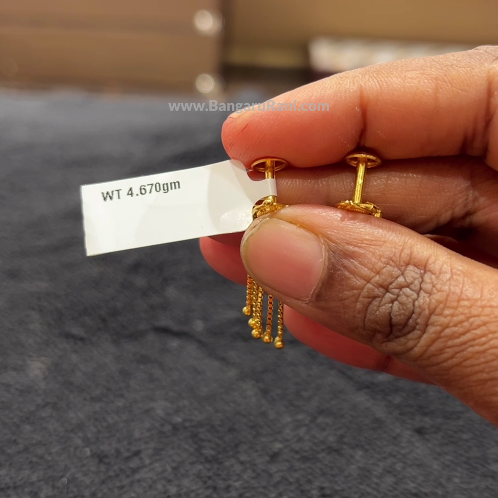 [make to order] 4.67gms EARRINGS 22K