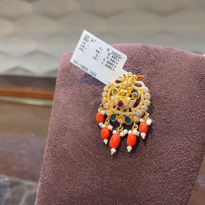 SRI RAM 7.28gms Pendent 22K Nakshi