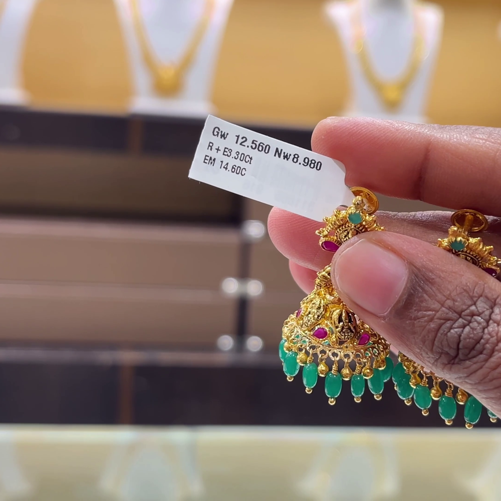 [make to order] 8.98gms EARRINGS 22K