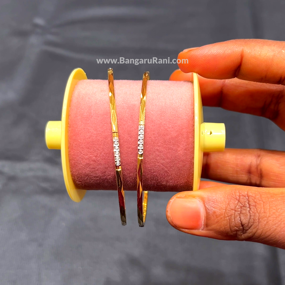 Anu Jewellers 16.005gms BANGLES 22K Yellow Gold