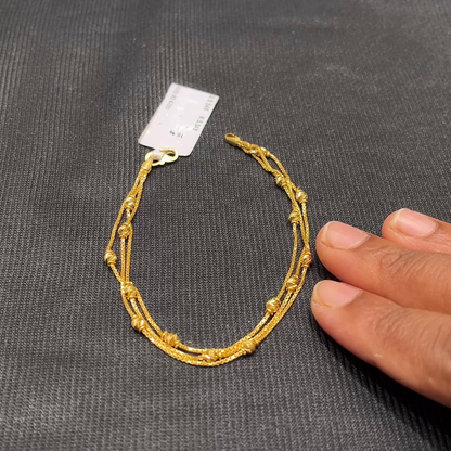 Anu Jewellers 5.546gms Bracelets 22K Yellow Gold
