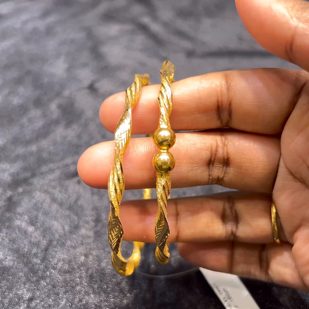 CMR BANGLES 22K Yellow Gold – BangaruRani - Main Image