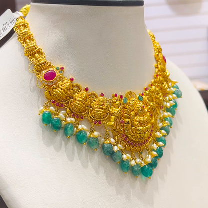 SOUTH INDIA 31.528gms NECKLACE 22K Yellow Gold