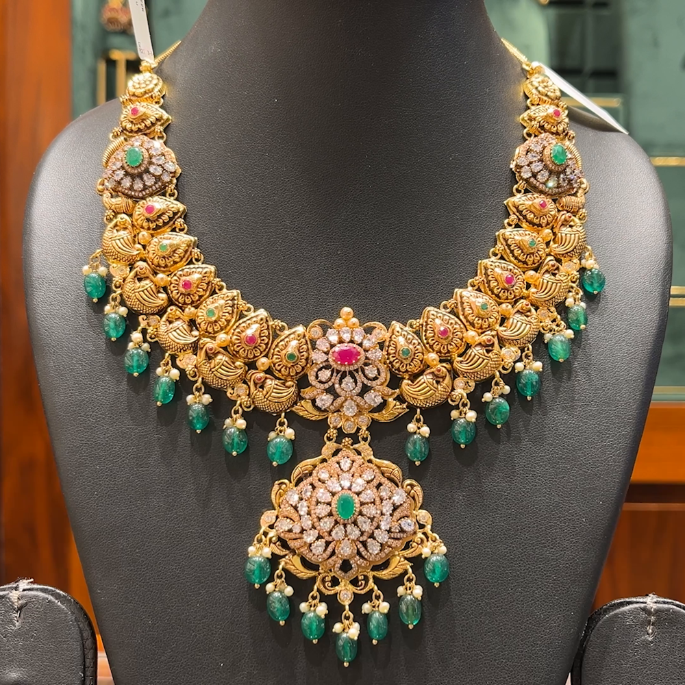 Chennai Shopping Mall 53.72gms NECKLACE 22K Yellow Gold