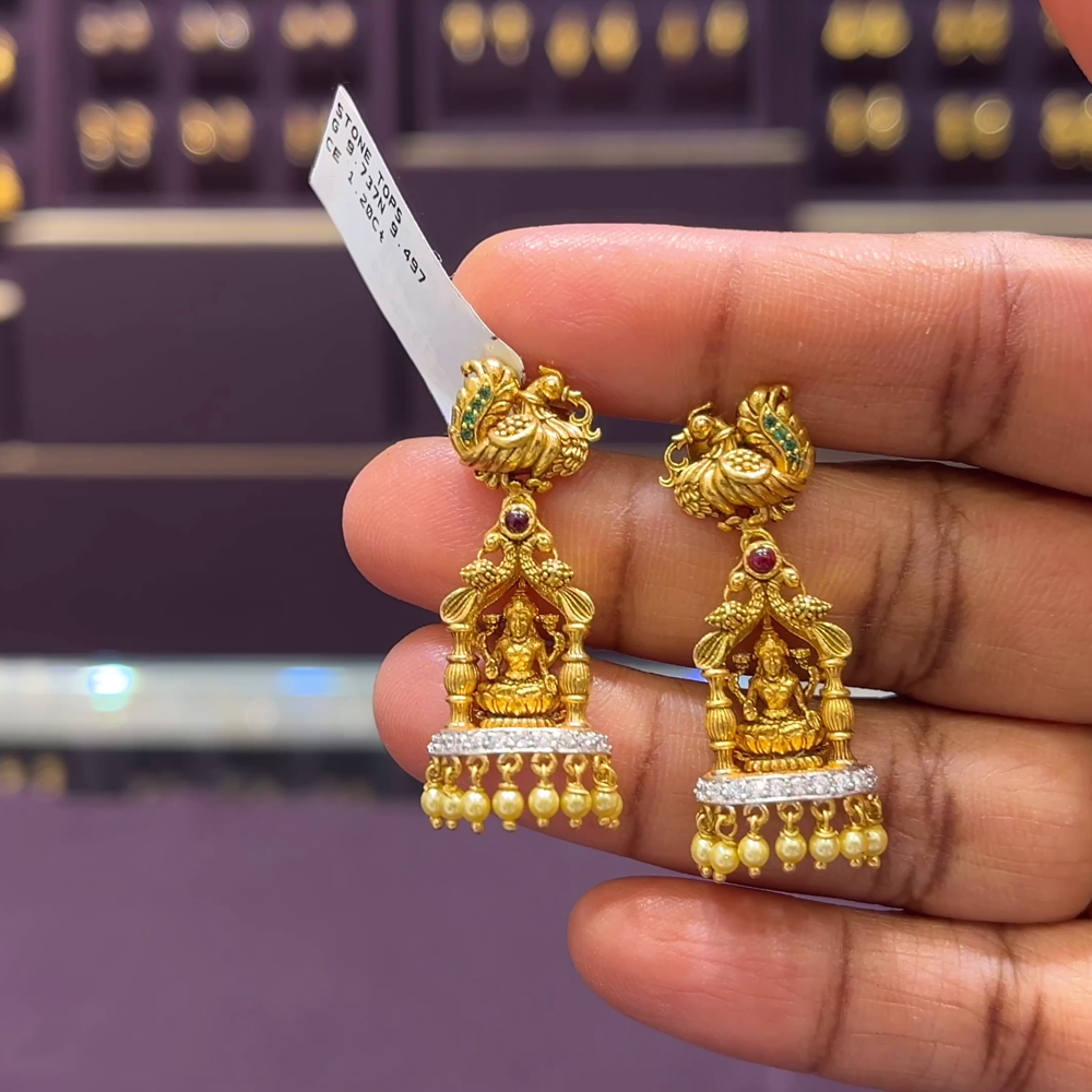 Chandana Brothers Gold Earrings New Design 2018 Chandana Brothers