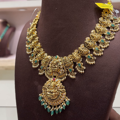 SwarnaKanchi 41.937gms NECKLACE 22K Yellow Gold