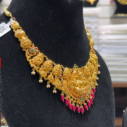 SOUTH INDIA 24.671gms NECKLACE 22K Yellow Gold