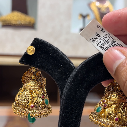 Chennai Shopping Mall 27.482gms EARRINGS 22K Yellow Gold