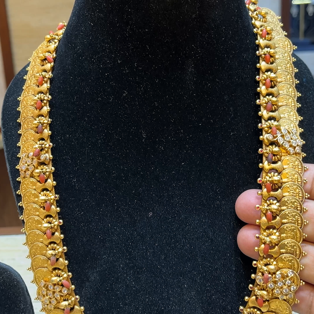 Chennai Shopping Mall 118.94gms HARAMS 22K Yellow Gold