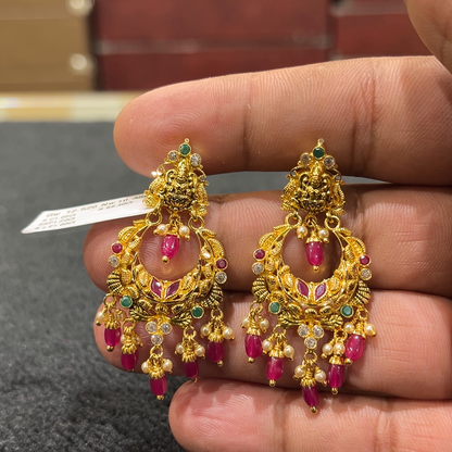 CHANDANA Brothers 10.35gms EARRINGS 22K Yellow Gold