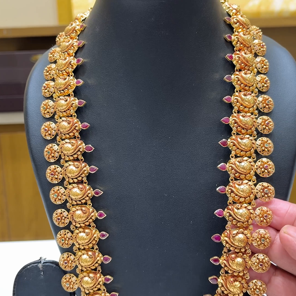 MUKUNDA JEWELLERS 81.853gms HARAMS 22K Yellow Gold