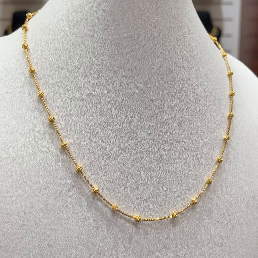 RS BROTHERS 7.156gms CHAINS 22K Yellow Gold