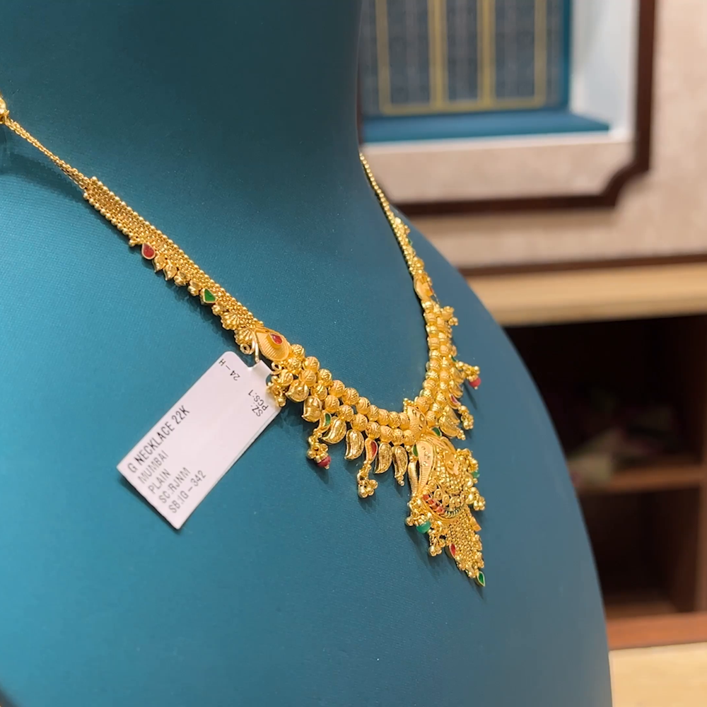 Chennai Shopping Mall 19.005gms NECKLACE 22K Yellow Gold