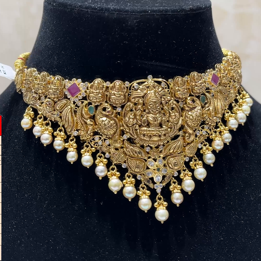 MUKUNDA JEWELLERS 29.04gms CHOKER 22K Yellow Gold