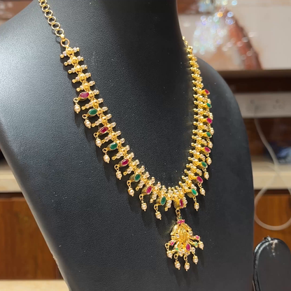 MUKUNDA JEWELLERS 27.135gms NECKLACE 22K Nakshi