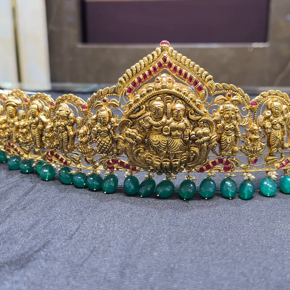 CMR 120.225gms VADDANAM 22K Nakshi