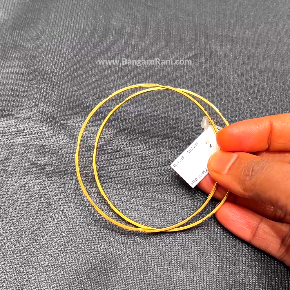 Anu Jewellers 17.318gms BANGLES 22K Yellow Gold