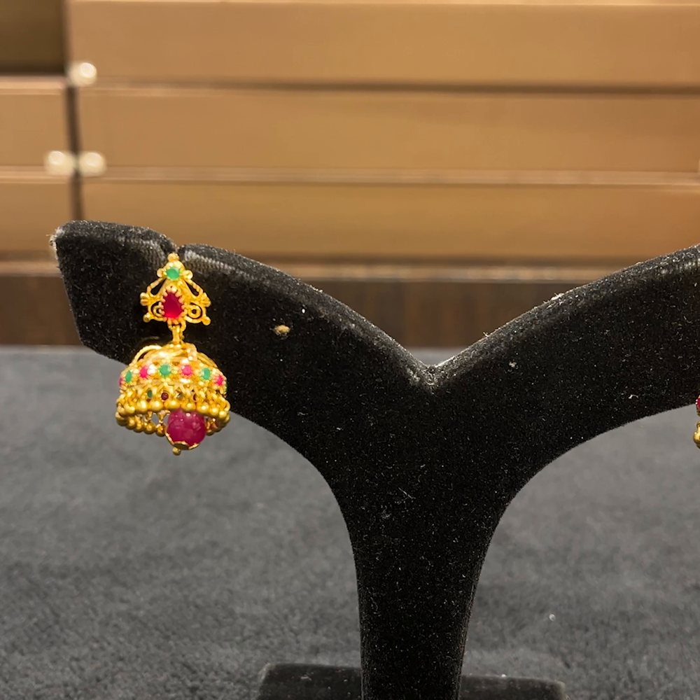 CHANDANA Brothers 10.62gms EARRINGS 22K Yellow Gold