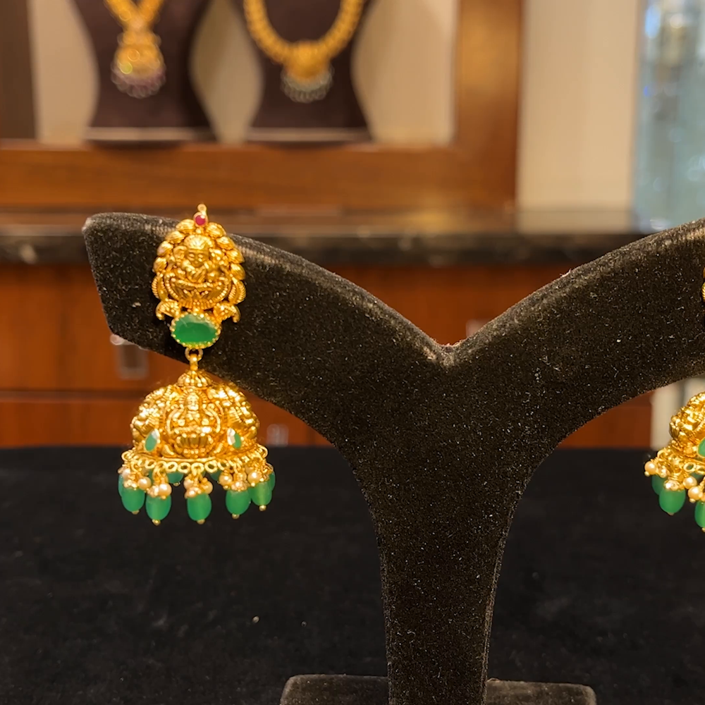 SRI RAM 14.92gms EARRINGS 22K Yellow Gold