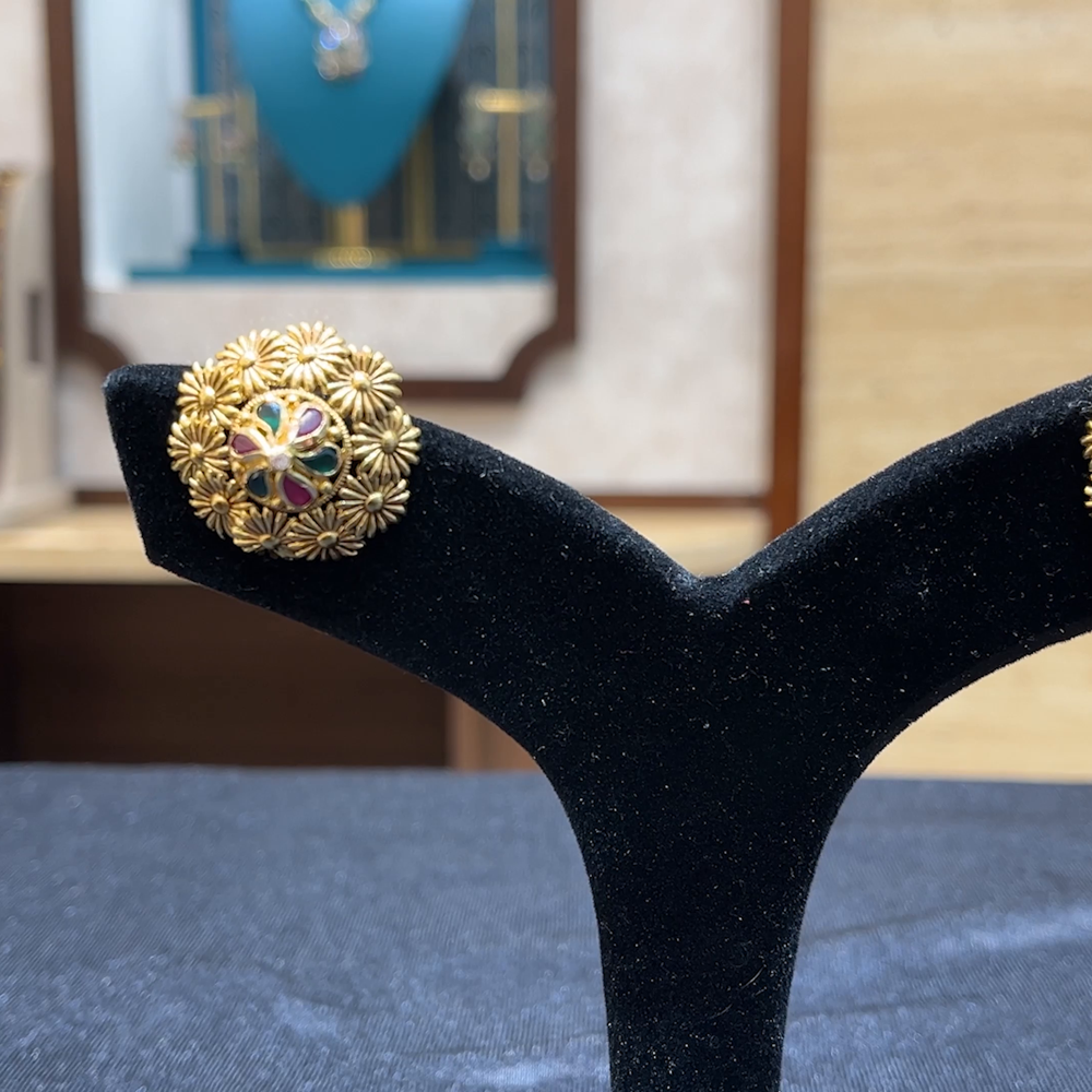 Chennai Shopping Mall 6.435gms EARRINGS 22K Yellow Gold