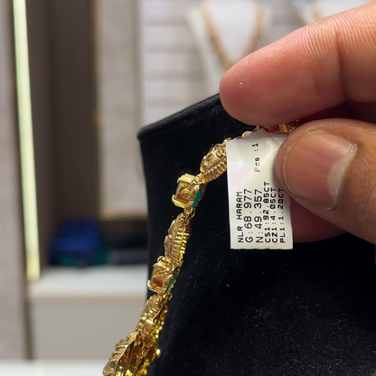 SOUTH INDIA 49.357gms HARAMS 22K Yellow Gold