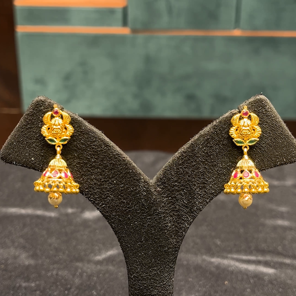 CMR 6.759gms EARRINGS 22K Yellow Gold