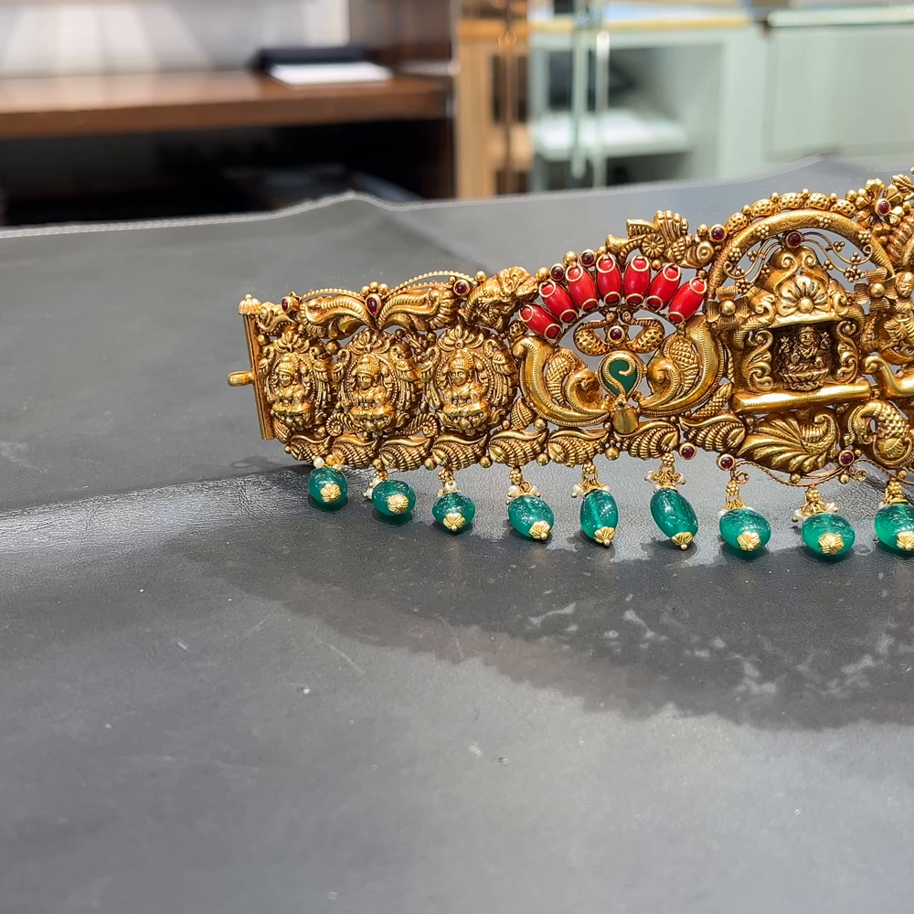 SOUTH INDIA 103.312gms VADDANAM 22K Yellow Gold