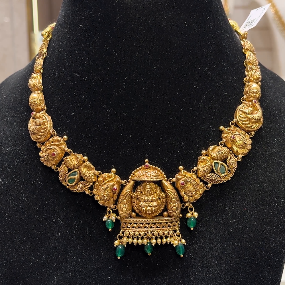 SOUTH INDIA 25.705gms NECKLACE 22K Yellow Gold