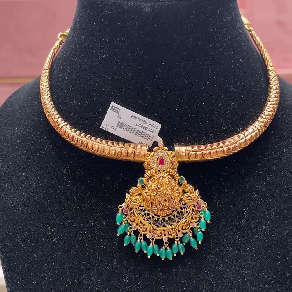 Anu Jewellers 19.483gms NECKLACE 22K Yellow Gold