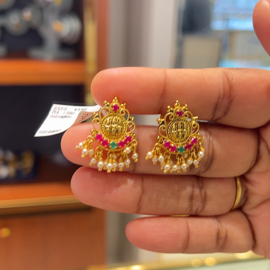 Anu Jewellers 5.56gms EARRINGS 22K Yellow Gold