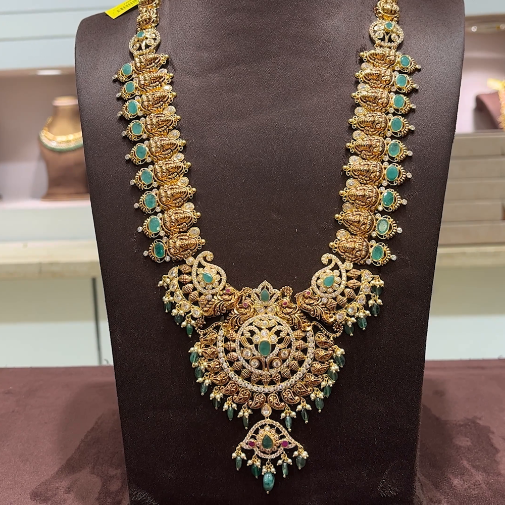 SwarnaKanchi 70.735gms HARAMS 22K Yellow Gold