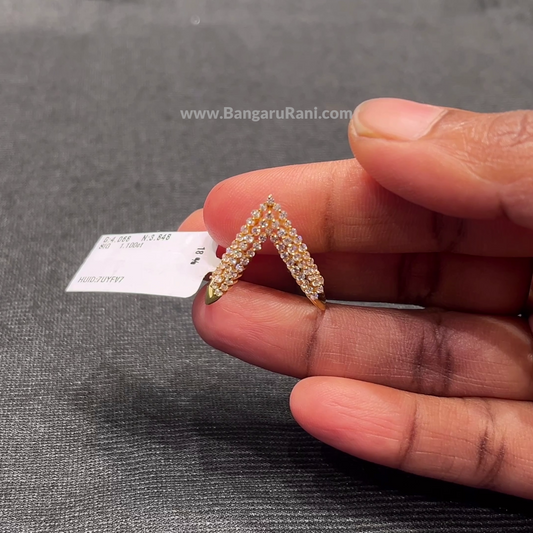 Anu Jewellers 3.848gms Ring 22K Yellow Gold