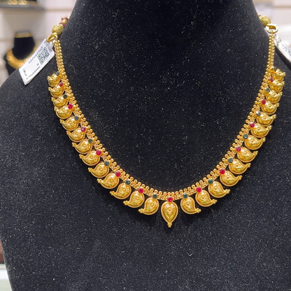 SOUTH INDIA 17.133gms NECKLACE 22K Yellow Gold