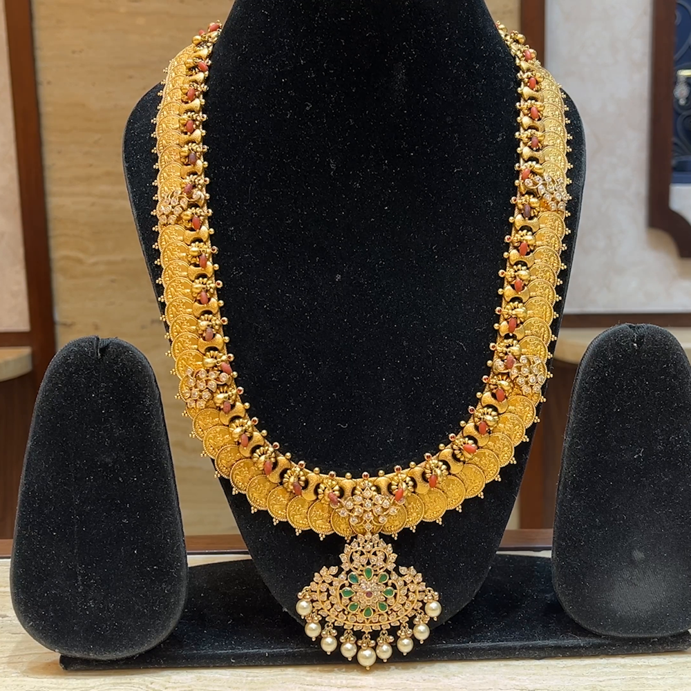 Chennai Shopping Mall 118.94gms HARAMS 22K Yellow Gold