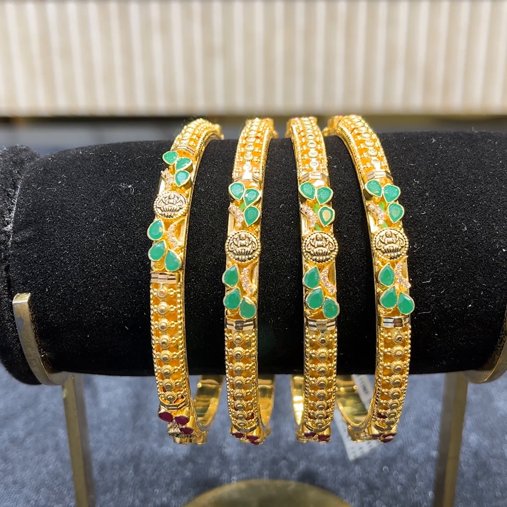 Kriya Jewellers 53.4gms BANGLES 22K Yellow Gold