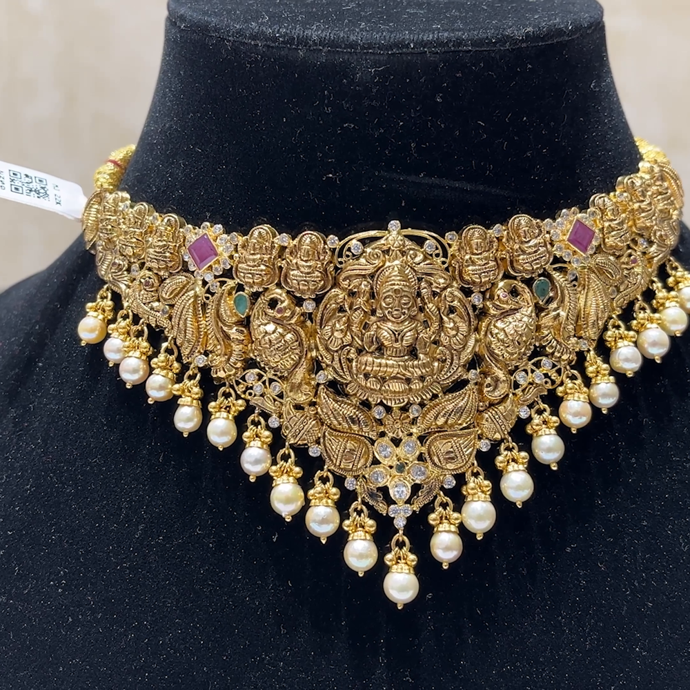 MUKUNDA JEWELLERS 29.04gms CHOKER 22K Yellow Gold