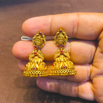 SRI RAM 15.094gms EARRINGS 22K Yellow Gold