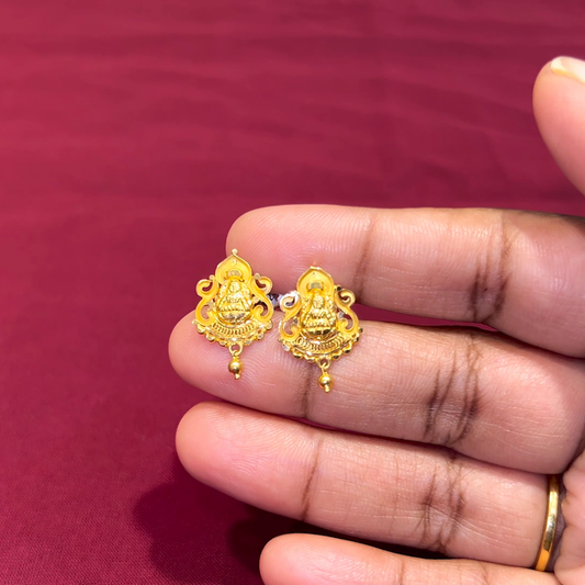 Anu Jewellers 2.295gms EARRINGS 22K Yellow Gold