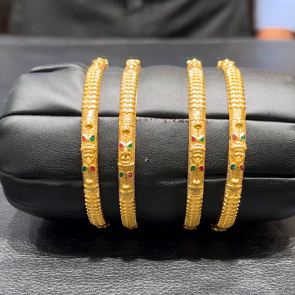 SOUTH INDIA 37.506gms BANGLES 22K Yellow Gold