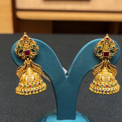 Chennai Shopping Mall 12.77gms EARRINGS 22K Yellow Gold