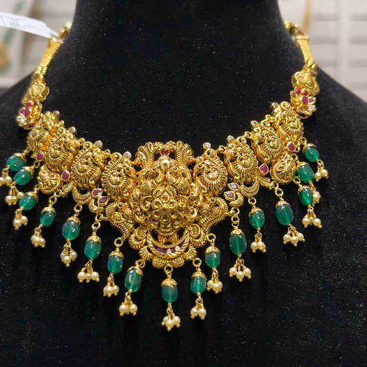 SOUTH INDIA 21.134gms NECKLACE 22K Yellow Gold