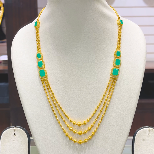 SOUTH INDIA 28.575gms NECKLACE 22K Yellow Gold