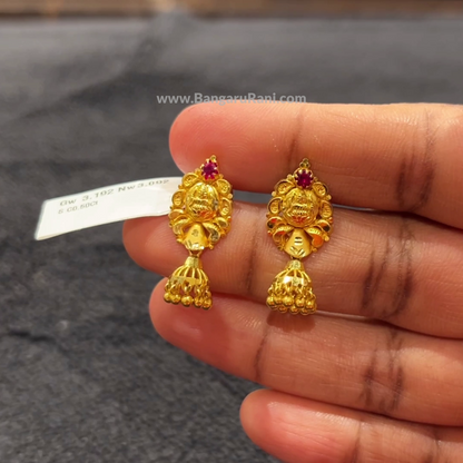 [make to order] 3.092gms EARRINGS 22K