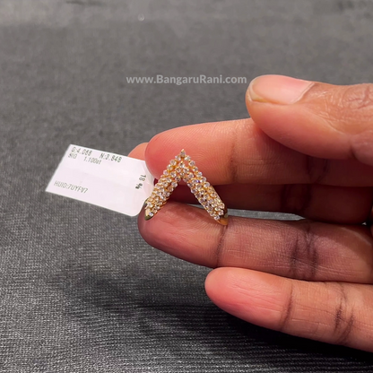 Anu Jewellers 3.848gms Ring 22K Yellow Gold