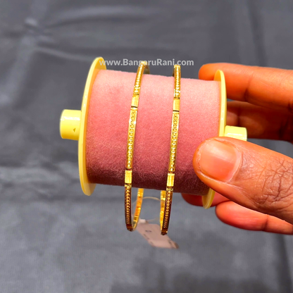 Anu Jewellers 17.318gms BANGLES 22K Yellow Gold